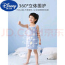 DISNEY迪士尼嬰兒睡袋夏季薄款寶寶睡覺護肚子神器兒童防踢被肚兜圍紗布 春夏款-藍(lán)云朵(適溫20-28)(6層紗 XL(3歲-8歲)身高100-140cm 曬單實拍圖