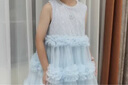 迪士尼女童愛(ài)莎公主連衣裙子新品連衣裙子女童夏裝夏季2025新款兒童衣服 曬單實(shí)拍圖