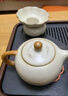 唐豐汝窯茶具整套帶茶盤功夫茶具套裝中式家用陶瓷泡茶壺蓋碗茶杯套裝 曬單實(shí)拍圖