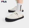 FILA 斐樂官方女鞋SMILA摩登拖鞋2025夏季新款元?dú)馔闲蓍e勃肯鞋 豆腐白-TF 37.5 曬單實(shí)拍圖