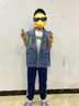 G.DUCKKIDS男童牛仔馬甲兒童馬夾春秋外穿2025新款小學(xué)生韓版背心輕薄洋氣潮 藍色 170 cm 曬單實(shí)拍圖