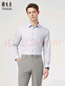 雅戈爾 襯衫男士 2025秋冬季青年商務(wù)休閑高端條紋長(cháng)袖襯衫 灰色條子 40 曬單實(shí)拍圖