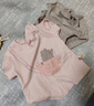 戴維貝拉（DAVE＆BELLA）兒童休閑套裝男童衣服洋氣女童半袖短褲兩件套夏季新款童裝 粉色【現(xiàn)貨】 100 cm（建議身高90-100cm） 曬單實拍圖