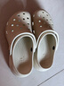 卡駱馳（crocs）經(jīng)典云朵Clog女沙灘洞洞鞋涼拖鞋206750 206750-2Y2  37  曬單實(shí)拍圖