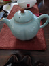 容山堂固德陶瓷泡茶壺開片可養(yǎng)汝窯茶壺哥窯冰裂水壺功夫茶具套裝 五大名窯泡茶壺-官窯 曬單實(shí)拍圖