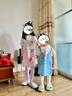 巴拉巴拉童裝女童連衣裙2024兒童裙子夏可愛(ài)印花仿背帶裙208224111062 曬單實(shí)拍圖