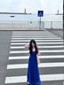 JIOESC法式格子吊帶連衣裙2025夏季時(shí)尚辣妹風(fēng)設(shè)計(jì)感克萊因藍(lán)修身長(zhǎng)裙女 圖片色(有內(nèi)襯） M （適用50kg-55kg） 曬單實(shí)拍圖