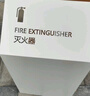 火戰(zhàn)仕不銹鋼滅火器箱支架簡易式4/5kg干粉消防箱子酒店商場商用消防 白色鏤空金屬加厚 曬單實(shí)拍圖