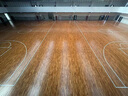 恒星美特羽毛球館運動(dòng)木地板室內體育館籃球館舞蹈室楓樺木運動(dòng)木地板廠(chǎng)家 板式龍骨結構 片 楓樺木 曬單實(shí)拍圖