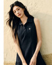 森馬（Semir）連衣裙女polo領(lǐng)無袖花苞裙2025夏辣妹分割短裙小個子107425114025 曬單實拍圖