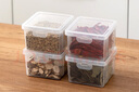 沃德百惠（WORTHBUY）香料分裝收納盒調(diào)料盒廚房家用八角桂皮干辣椒分格翻蓋密封儲(chǔ)物盒 小號(hào)矮款*4 曬單實(shí)拍圖
