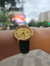 芭厘芭莉手表金表新款999足金腕表送女友石英機芯黃金手表情侶送禮物 【時(shí)光為誓】夜光男款 金重約0.8克 曬單實(shí)拍圖