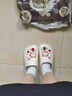 細(xì)細(xì)條（XIXITIAO）可愛(ài)多巴胺洞洞鞋女夏diy趣味蘋(píng)果番茄網(wǎng)紅少女心沙灘涼拖 奶油白【可愛(ài)蘋(píng)果番茄】 36-37 【標(biāo)準(zhǔn)碼】 曬單實(shí)拍圖