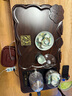 石茗堂中式黑檀木茶臺功夫茶具套裝全自動(dòng)上燒水壺電器一體整塊實(shí)木茶盤(pán) 荷花魚(yú)單茶盤(pán)+手柄上水燒水壺 曬單實(shí)拍圖