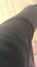 迪卡儂男士基礎運動褲修身休閑長褲寬松百搭黑色2514780 曬單實拍圖