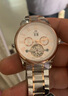 上海（SHANGHAI）手表禮物 國民系列 鏤空飛輪多功能男士自動(dòng)機械男表 SH6003R-1 曬單實(shí)拍圖