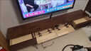 空匠懸空實(shí)木壁掛電視柜小戶(hù)型窄款現代簡(jiǎn)約懸浮掛壁極簡(jiǎn)掛柜電視機柜 胡桃色 1.6米 上門(mén)安裝 曬單實(shí)拍圖