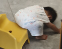 乖奇熊男女寶寶短袖連體衣夏季薄款哈衣爬服純棉a類家居服嬰兒可愛衣服 米白藍(lán)鯨魚 90cm 曬單實(shí)拍圖