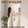 小匠材亞克力軟鏡子貼墻自粘穿衣鏡全身家用粘貼試衣鏡高清墻貼40*150 曬單實拍圖