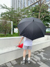 愛上雨德國(guó)品質(zhì)雙層自動(dòng)超大號(hào)雨傘長(zhǎng)柄加厚加固抗風(fēng)暴雨專用直桿傘男士 115CM單層直柄防暴雨-酒紅色 曬單實(shí)拍圖