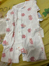 童泰（TONGTAI）嬰兒短袖連體衣夏季純棉寶寶衣服兒童家居內衣哈衣2件裝 粉色90cm 曬單實(shí)拍圖