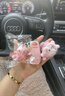 馳界奧迪鑰匙套奧迪a6l/q5l/A3L/A8/A7/Q3/Q2L/Q7車(chē)鑰匙扣高檔 (鑰匙D)粉【領(lǐng)帶小熊】 曬單實(shí)拍圖