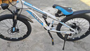鳳凰（Phoenix）兒童自行車男女學(xué)生6-15歲變速山地車 超越二代 22寸 輻條輪 白藍(lán) 曬單實(shí)拍圖