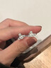 薇薇安·威斯特伍德西太后 mini土星耳釘  NANO SOLITAIRE 單鉆耳環(huán) 男女情侶同款 銀色 曬單實(shí)拍圖