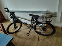 鳳凰自行車(chē)成年人男女變速自行車(chē)青少年單車(chē)越野公路車(chē)學(xué)生山地自行車(chē) 鋁架/藍圖變速/正新輪胎/條輪灰 30速24寸【適合145-170cm】 曬單實(shí)拍圖