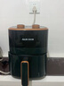 奧克斯（AUX）空氣炸鍋家用9升大容量 免翻面可視窗口 觸屏智能 定時多功能無油低脂不用翻面大功率不沾嫩炸鍋9L 【可視大容量】液晶觸控復古墨綠 9L 曬單實拍圖