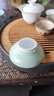 貝凈潔茶漏茶濾創(chuàng)意陶瓷過濾網(wǎng)茶葉茶隔過濾器功夫茶具配件白瓷泡茶漏斗 汝窯過濾面+5份網(wǎng)布 曬單實拍圖