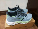美津濃（MIZUNO）25年新款 運(yùn)動(dòng)鞋男女跑步鞋透氣緩震回彈慢跑鞋WAVE SKY 8 曬單實(shí)拍圖