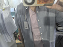 馬登工裝美式復古短袖襯衫男夏日系寬松休閑純棉襯衣透氣疊穿薄外套 深灰 2XL 曬單實(shí)拍圖