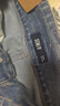 森馬（Semir）小黑牛|牛仔褲女高腰開叉長褲2025春森柔牛仔喇叭褲109125124007 曬單實拍圖