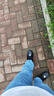 斯凱奇（Skechers）男士商務(wù)鞋夏季厚底通勤板鞋休閑鞋軟底舒適上班鞋77156 曬單實(shí)拍圖