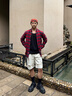 馬克華菲美式破洞牛仔短褲男2025夏季新款寬松外穿百搭休閑五分褲子男 曬單實(shí)拍圖