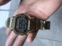 卡西歐（CASIO） G-SHOCK明星同款金屬小方塊時(shí)尚運(yùn)動(dòng)男表小金塊銀塊男士手表 GMW-B5000GD-9PR全金屬 曬單實(shí)拍圖