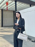 蔻一（Cnoles）包包女包2025鏈條斜挎單肩腋下包高級感走心生日禮物送女朋友 米白-新款實(shí)用生日禮物送女生 曬單實(shí)拍圖