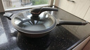 Fofana德國(guó)有鈦無涂層炒鍋家用不粘鍋炒菜鍋燃?xì)庠铍姶艩t通用平底鍋 明星套餐A款兩件套 30cm 曬單實(shí)拍圖