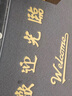 舒墩入戶門地墊歡迎光臨門墊商用門口專用定制LOGO酒店迎賓地毯墊腳墊 灰色寶麗美-400(歡迎光臨) 80cm*100cm 曬單實拍圖