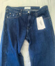 Calvin KleinJeans【復刻90系列】四季款男士ck經(jīng)典復古直筒牛仔褲J323082 1AP-牛仔深藍 常規(guī) 31 31 曬單實拍圖