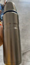 膳魔師（THERMOS）保溫杯男女不銹鋼水杯戶(hù)外旅行車(chē)載便攜大容量露營(yíng)杯子TSK2系列 不銹鋼色保溫壺 1200ml 曬單實(shí)拍圖