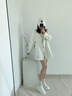 大叔家增高輕便軟底小白鞋女2025年春季新款顯腿長不累腳厚底百搭休閑鞋 白色-精品3.0奢垑版全羊皮 35 曬單實(shí)拍圖