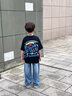 寶貝亨亨;BABY HH男大童夏季直筒寬松冰絲軟牛仔長褲2025新款兒童男孩夏天薄款褲子 藍色 130 曬單實拍圖