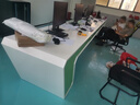 烤漆會議桌控制中心操作臺調(diào)度臺監(jiān)控臺作戰(zhàn)指揮臺主席臺辦公桌子 定制更多款式控制臺咨詢客服 曬單實拍圖