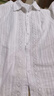 皮爾卡丹（pierre cardin）純棉職業(yè)白色襯衫女短袖夏季23年新款女裝時尚全棉襯衣洋氣上衣 白色 L 曬單實拍圖