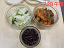 合慶高硼硅玻璃飯盒上班族學生帶飯盒便當盒保鮮盒耐熱可微波爐400ML 曬單實拍圖
