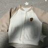 乖奇熊嬰幼兒棒球服外套春秋季抓絨男女童寶寶保暖上衣服洋氣外出衛(wèi)衣 曬單實(shí)拍圖