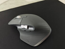 羅技（Logitech）大師系列MX Master 3S無線藍牙鼠標辦公充電靜音鼠標雙模人體工學鼠標type-c 蘋果MACipad鼠標家用 Master 3S 石墨黑（Bolt接收器） 曬單實拍圖