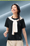蕉下（beneunder）安心品質(zhì)t恤女短袖涼感寬松吸汗防曬戶外CC959漫暮黑L 曬單實(shí)拍圖